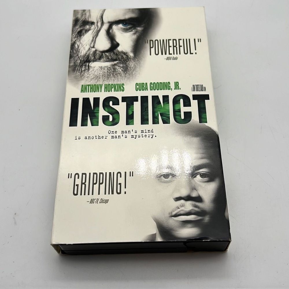 ‎Instinct VHS Anthony Hopkins